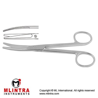 Mayo Dissecting Scissor Curved Stainless Steel, 23.5 cm - 9 1/4"